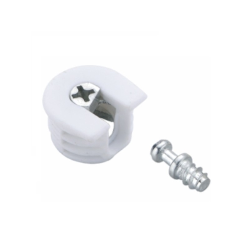Nord Good - herrajes.Rafix blanco - caja + perno Nord Good - herrajes.Rafix blanco - caja + perno