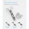Nord Good - herrajes.Bisagra cazoleta 35mm  cierre suave - placa 3D
